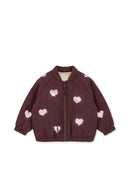 Juno Sequin Bomber Jacket (Decadent Chocolate)