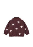 Juno Sequin Bomber Jacket (Decadent Chocolate)