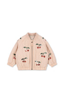 Juno Sequin Bomber Jacket (Cameo Rose)