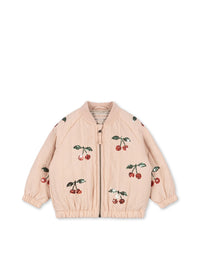 Juno Sequin Bomber Jacket (Cameo Rose)