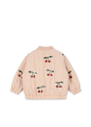 Juno Sequin Bomber Jacket (Cameo Rose)