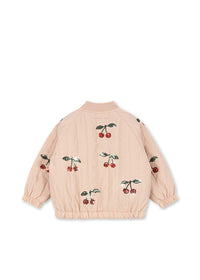 Juno Sequin Bomber Jacket (Cameo Rose)