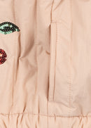 Juno Sequin Bomber Jacket (Cameo Rose)