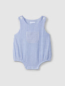 STRIPES SHORTS INDIGO