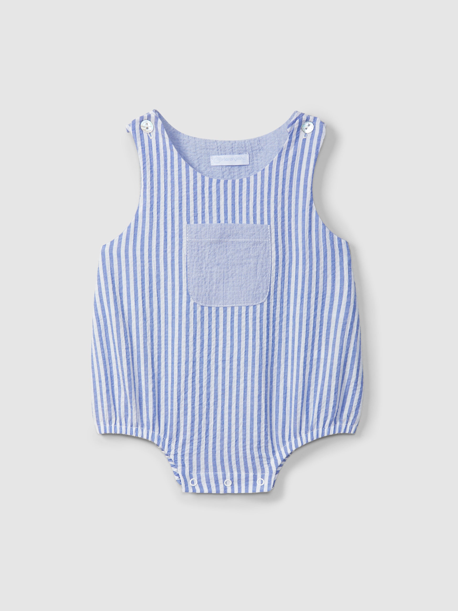 STRIPES SHORTS INDIGO