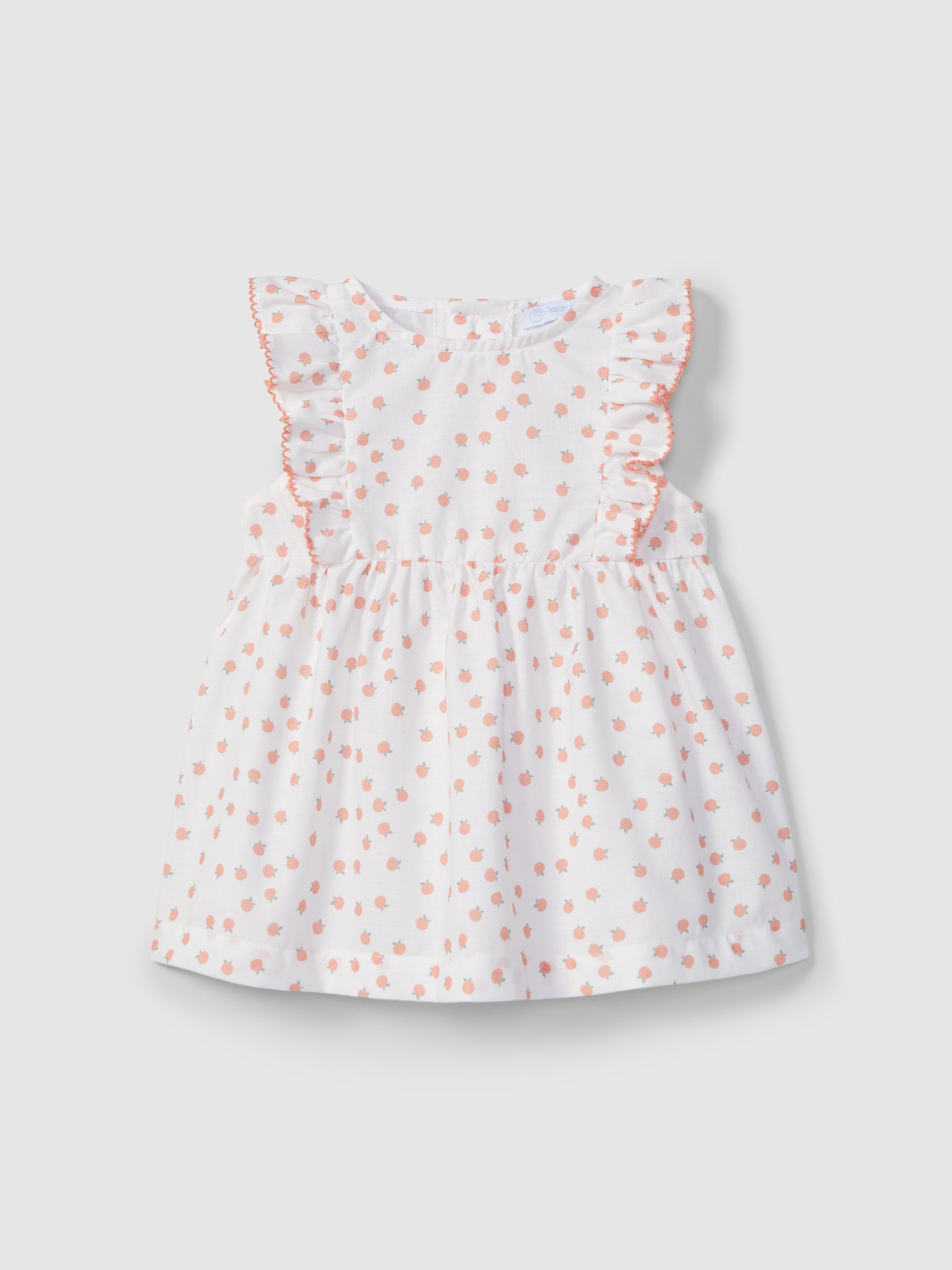 WHITE/CORAL DRESS