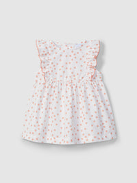 WHITE/CORAL DRESS