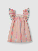 FUCHSIA STRIPES DRESS